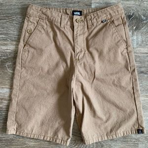 Boy vans shorts khaki